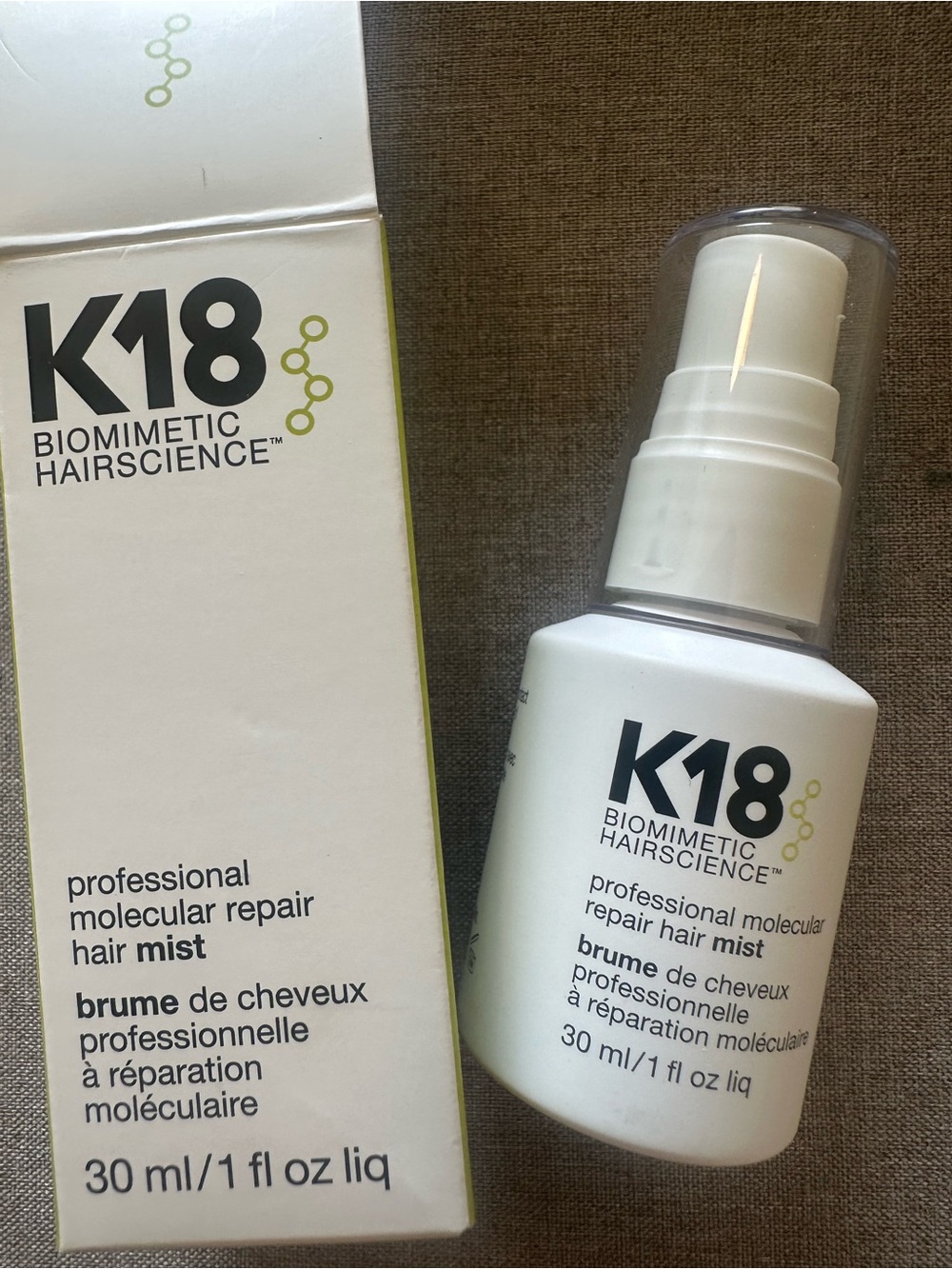 K18 Biomimetic Hairscience Professional Molecular Repair Hair Mist